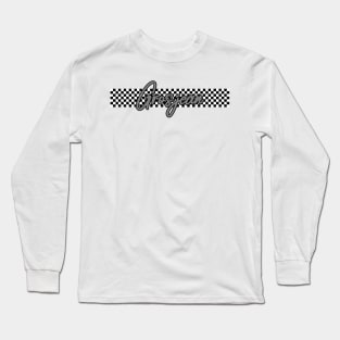 Race Flag Design - Romain Grosjean Long Sleeve T-Shirt